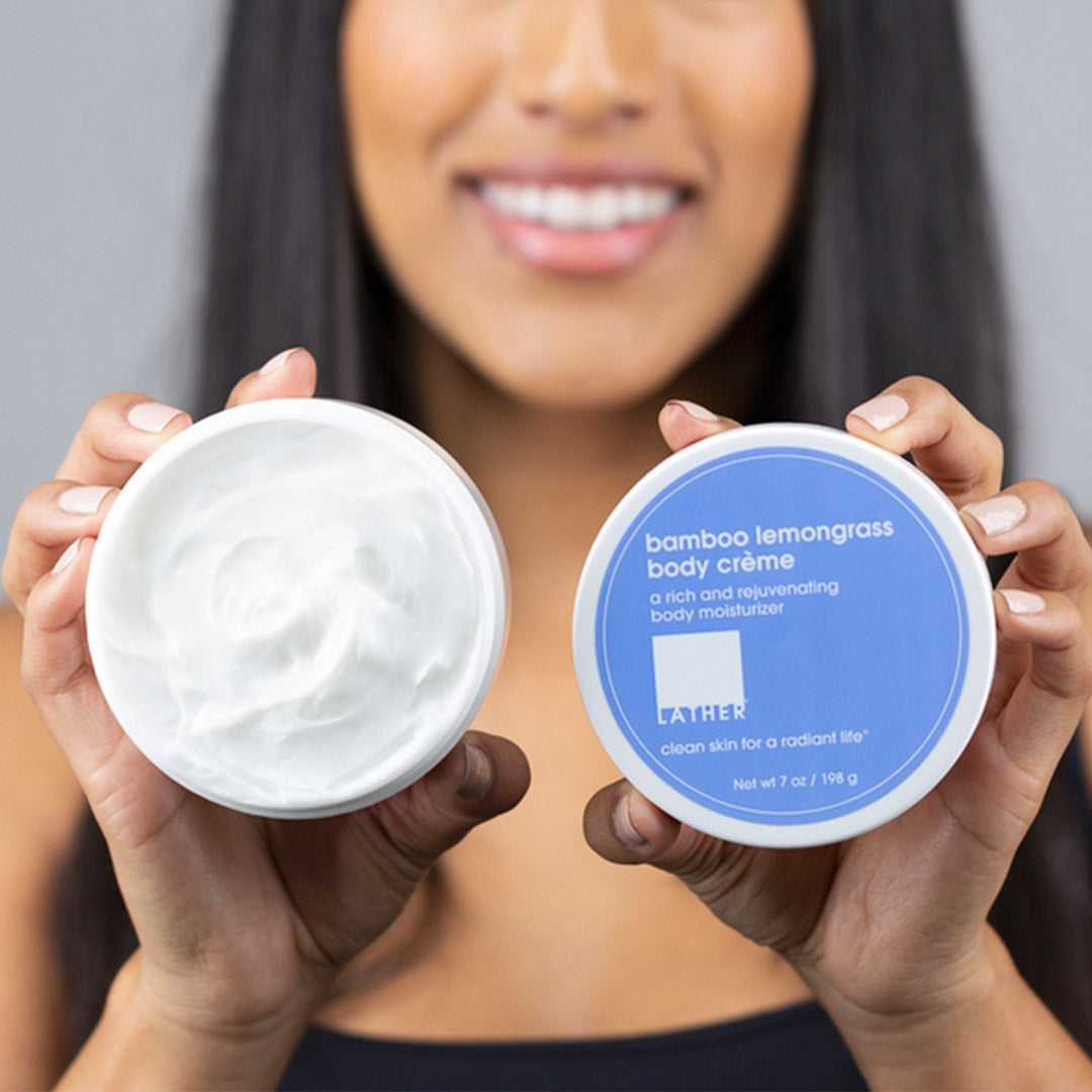 Bamboo Lemongrass Body Cream - Natural Moisturizing Lotion for Dry Skin - Perfect for Spa Day, Relaxation & Self Care Routine