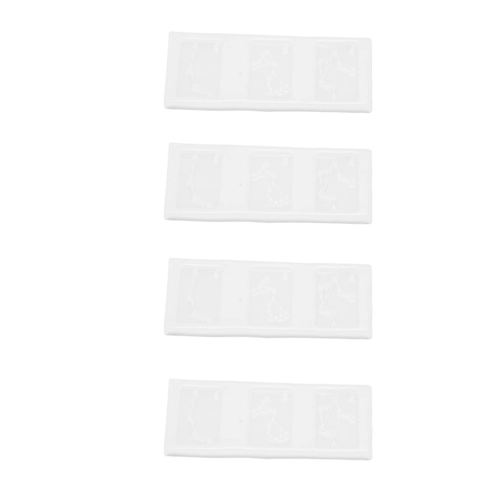 12-Piece Resin Mold Set - Non-Perforated Mirror Crystal Drop Molds for DIY Epoxy Crafts (Microwave & Oven Safe) - Perfect for Refrigerator Magnets, Jewelry Making, and Home Decor Projects