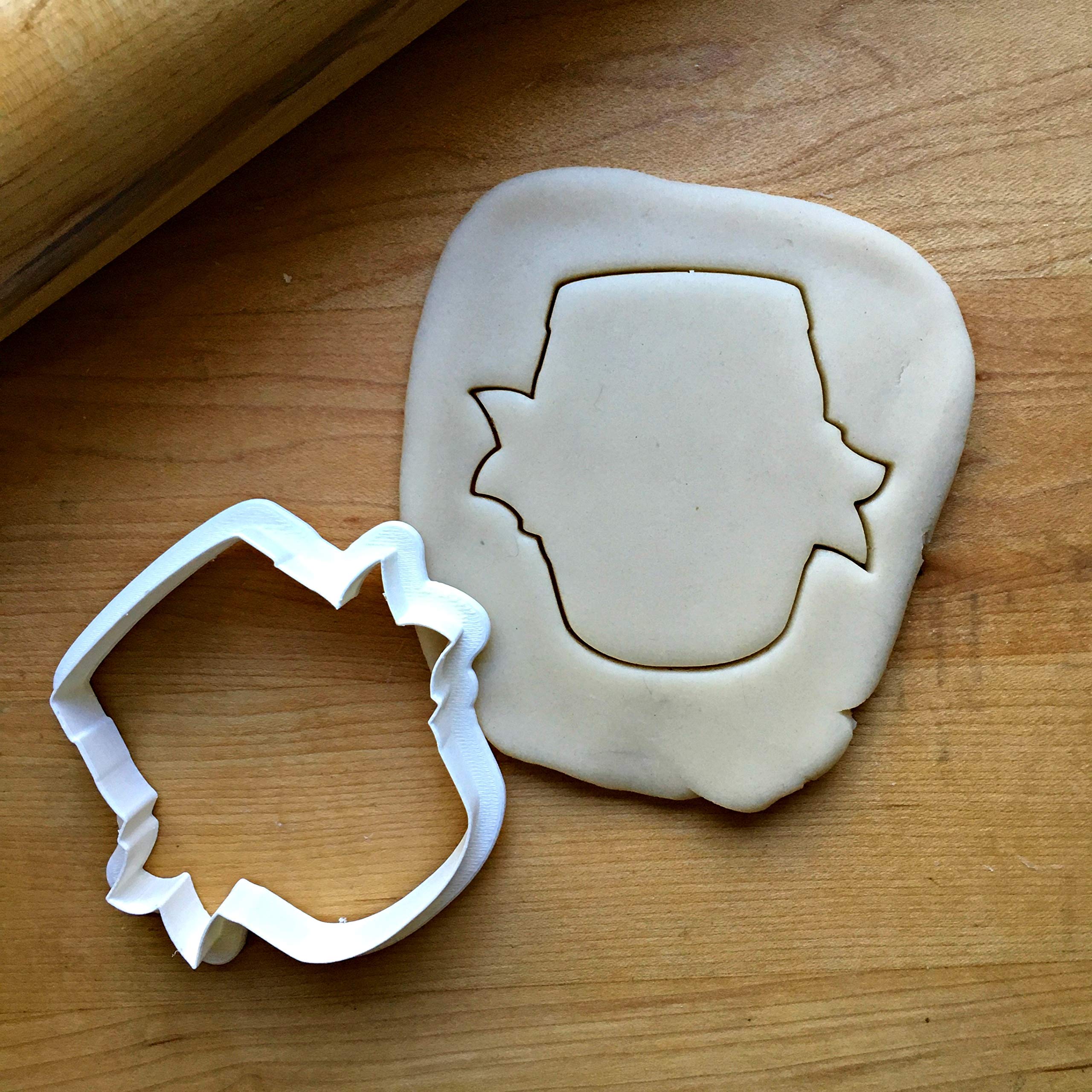 Sweet Prints Inc Whiskey Barrel with Banner Outline Cookie Cutter - Stainless Steel, Dishwasher Safe - Perfect for Whiskey Themed Cookies, Baking, and Party Decorations