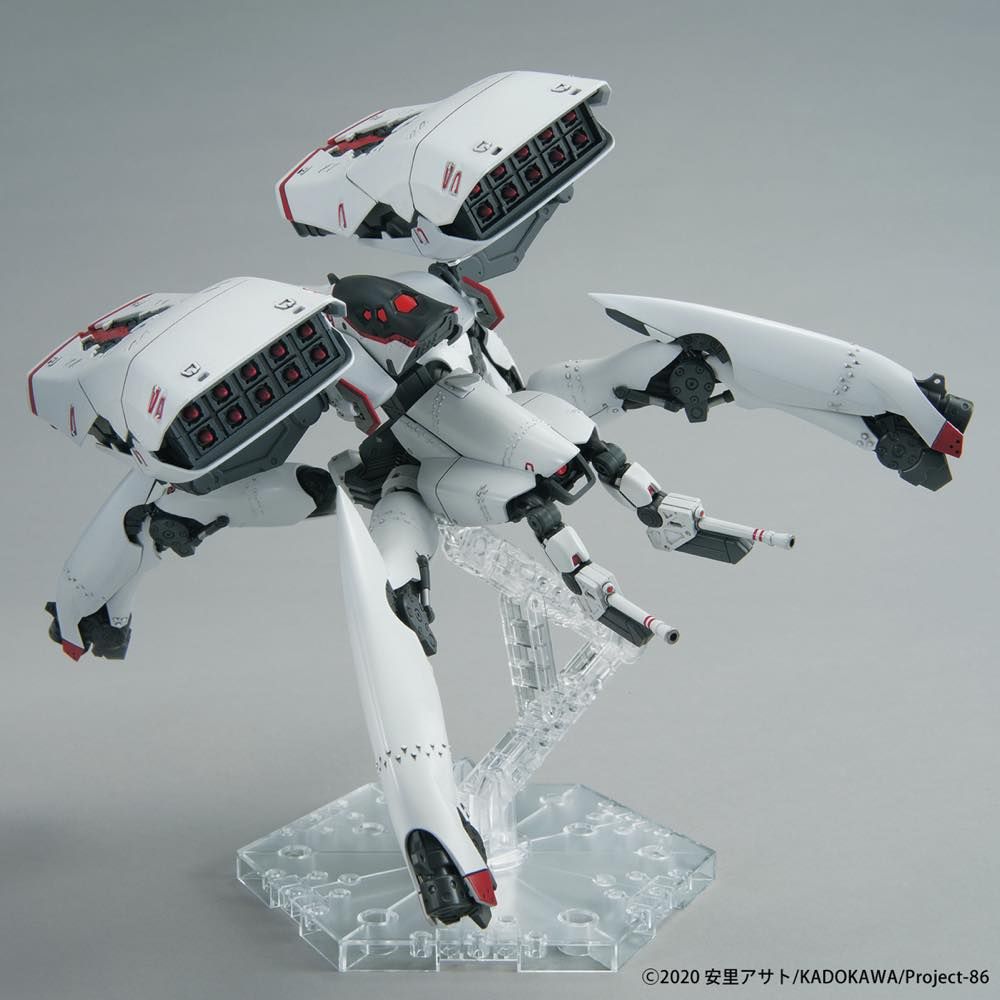 Bandai HG 1/48 Scale Eighty Six 86 Reginleif Kurena/Anju Model Kit with Long Barrel & Missile - Anime Mecha Action Figure for Collectors & Display