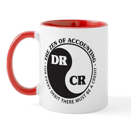 White/Red Inside - Zen Of Accounting Mug
