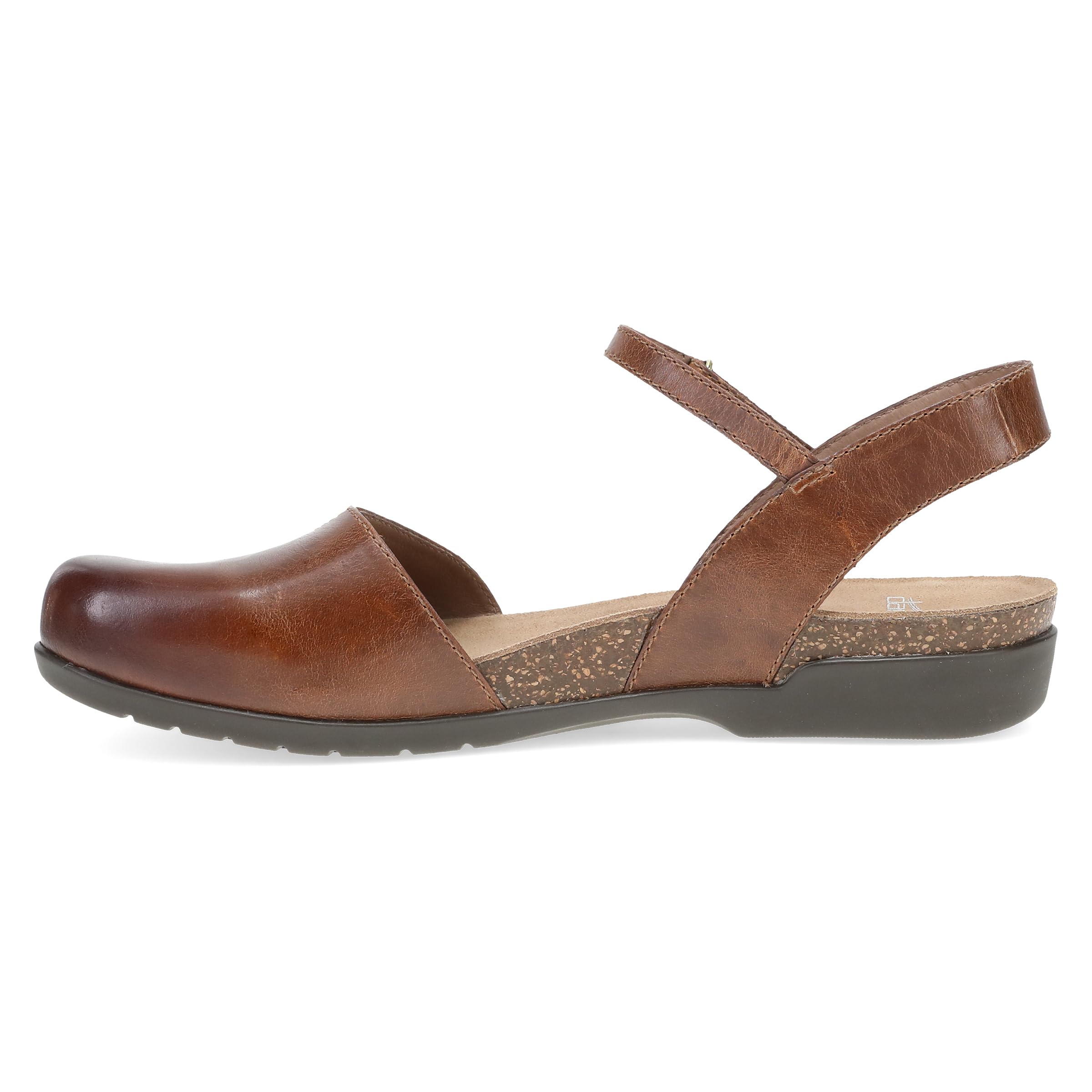 Dansko Rowan Women's Sandals with Memory Foam & Cork Footbed - Comfortable Arch Support - Lightweight Rubber Outsole for Durability - Casual to Dressy Shoes for Walking, Travel & Everyday Wear