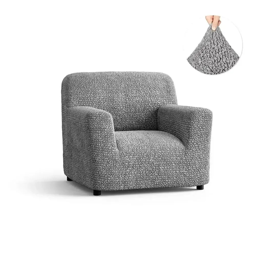 Microfiber Armchair Slipcover - Stretchable Furniture Protector for Living Room, Bedroom & Office - Easy Washable Sofa Cover for Pets & Kids