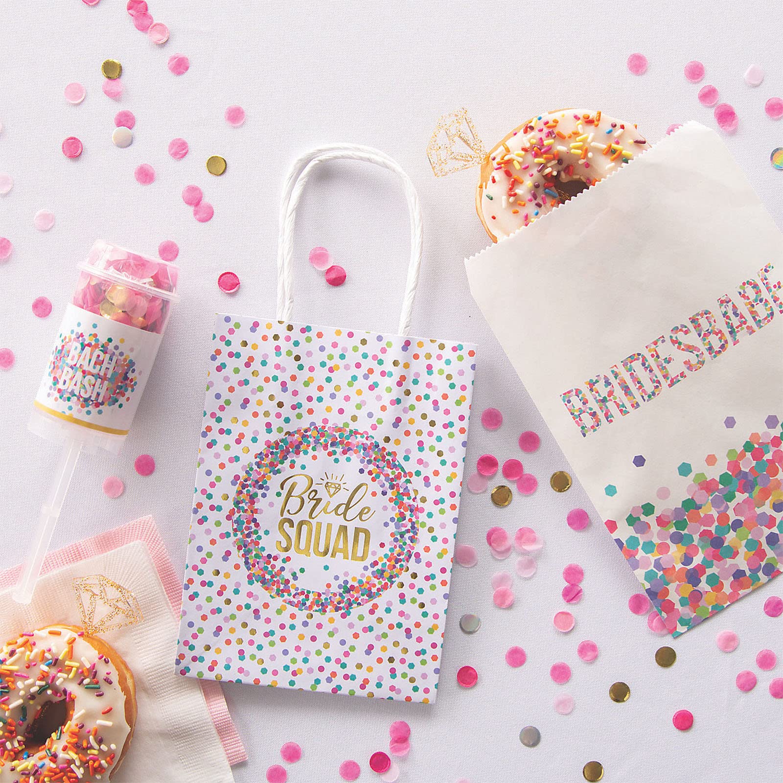 Bridal Shower & Bachelorette Party Favor Bags - 16 Pack 5x7 Inch Gift Bags for Bride Squad, Wedding Party Decorations - Perfect for Bridesmaid Gifts, Wedding Favors & Special Occasions