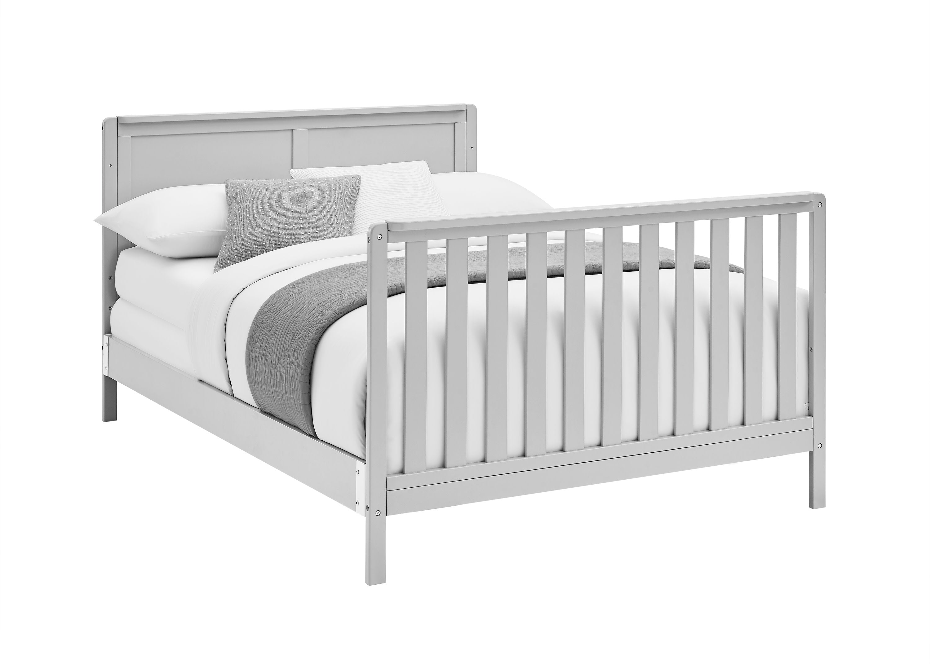 Hartley 6-in-1 Convertible Baby Crib - Toddler Bed & Full-Size Bed Frame - Nursery Furniture for Boys & Girls - Perfect for Newborn to Teen Years