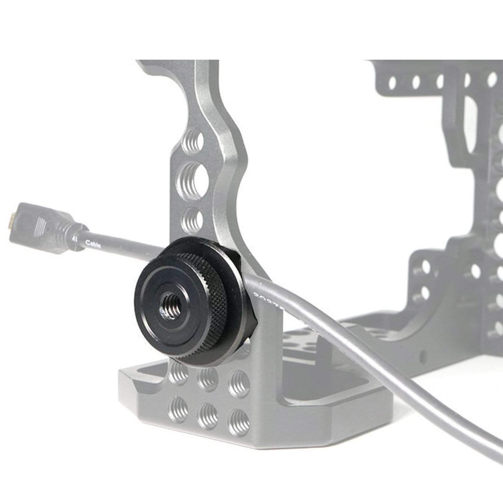 Adjustable Aluminum Alloy DSLR Camera Cable Clamp - Secure Wire Holder for Microphones & Equipment | Perfect for Studio, Vlogging & Photography