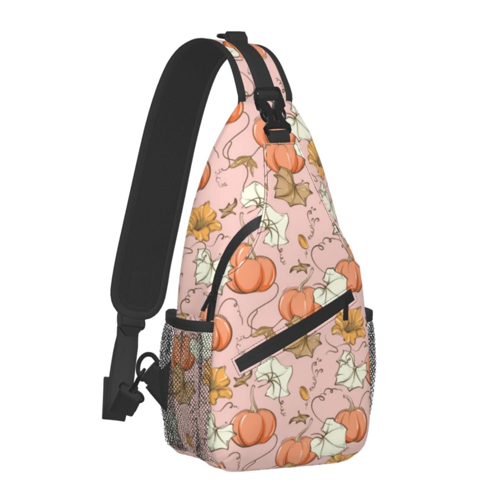 **Men's Lightweight Adjustable Sling Backpack - Multipurpose Crossbody Shoulder Bag for Travel, Hiking & Gym - Perfect for Thanksgiving, Halloween & Fall Decorations**    *(Use Cases: Ideal for daily commuting, outdoor adventures, gym workouts, and seasonal holiday events like Thanksgiving and Halloween.)*