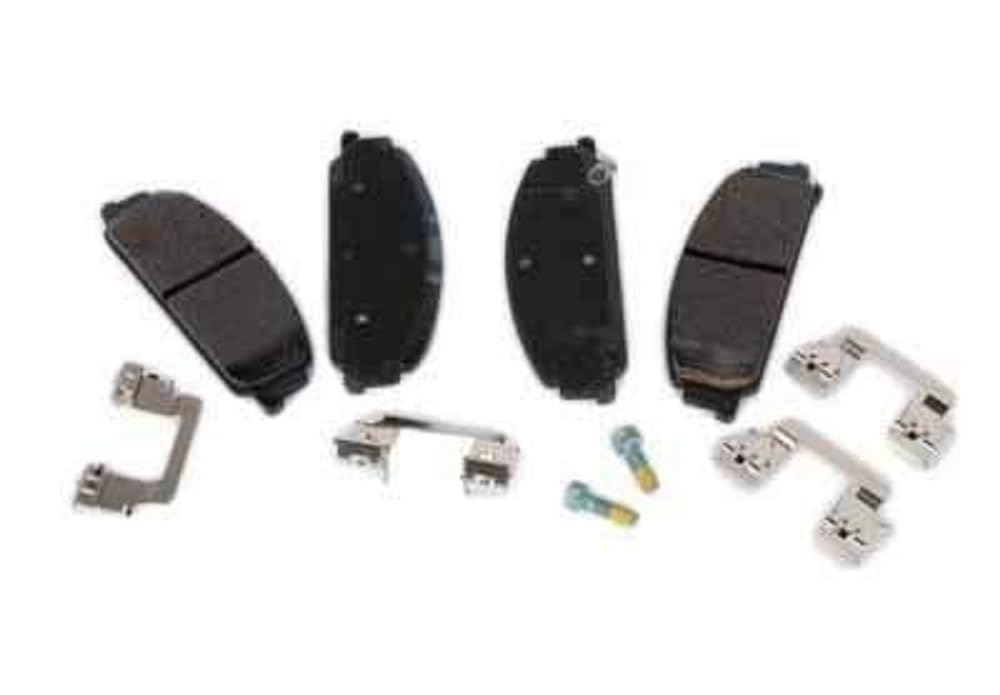 ACDelco GM Genuine 171-1017 Front Disc Brake Pads Set with Clips - Premium Braking Performance for Chevy, GMC, Buick & Cadillac Vehicles - Perfect for City Driving & Highway Safety