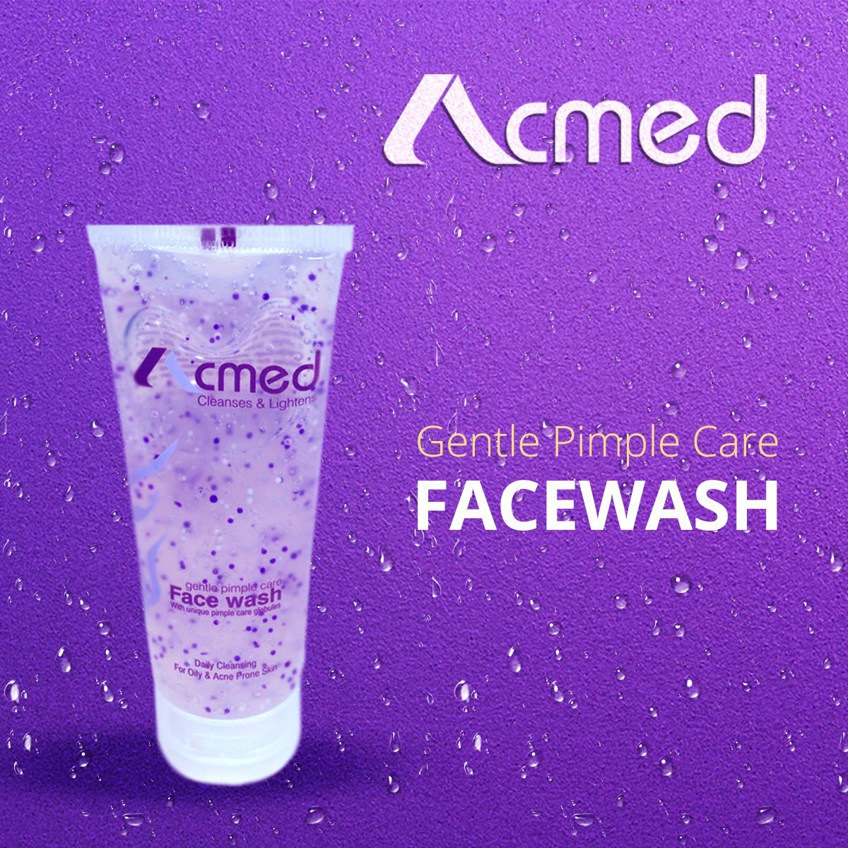 BHM Pimple Care Face Wash for Acne-Prone Skin - 70g Cleansing Gel with Salicylic Acid | Pack of 1 | Daily Acne Treatment & Oil Control for Teens & Adults | Perfect for Morning & Night Skincare Routine