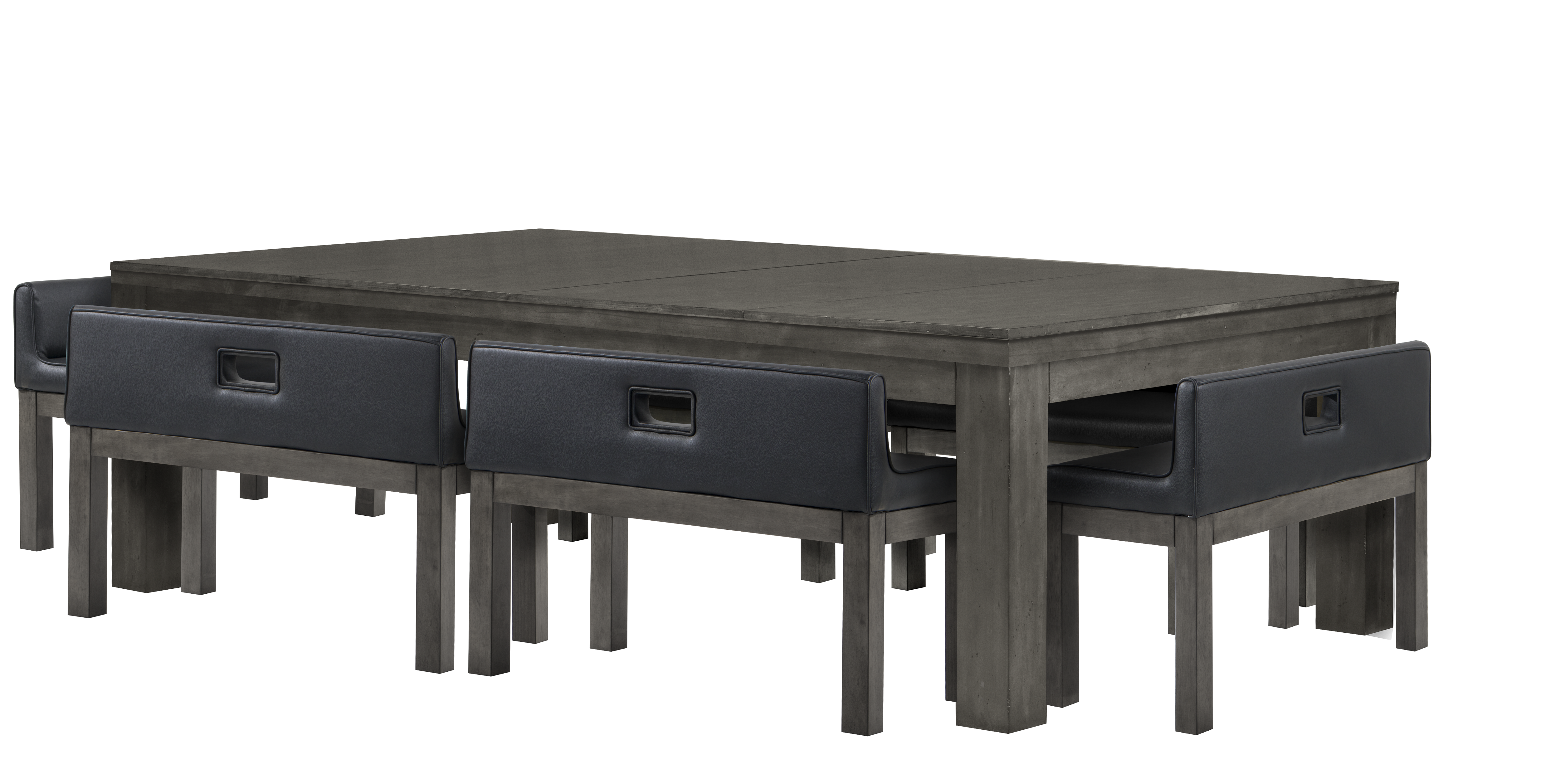 Baylor Backed Dining Bench - Rustic Wooden Kitchen Bench with Cushion, Perfect for Farmhouse, Breakfast Nook, and Entryway Seating