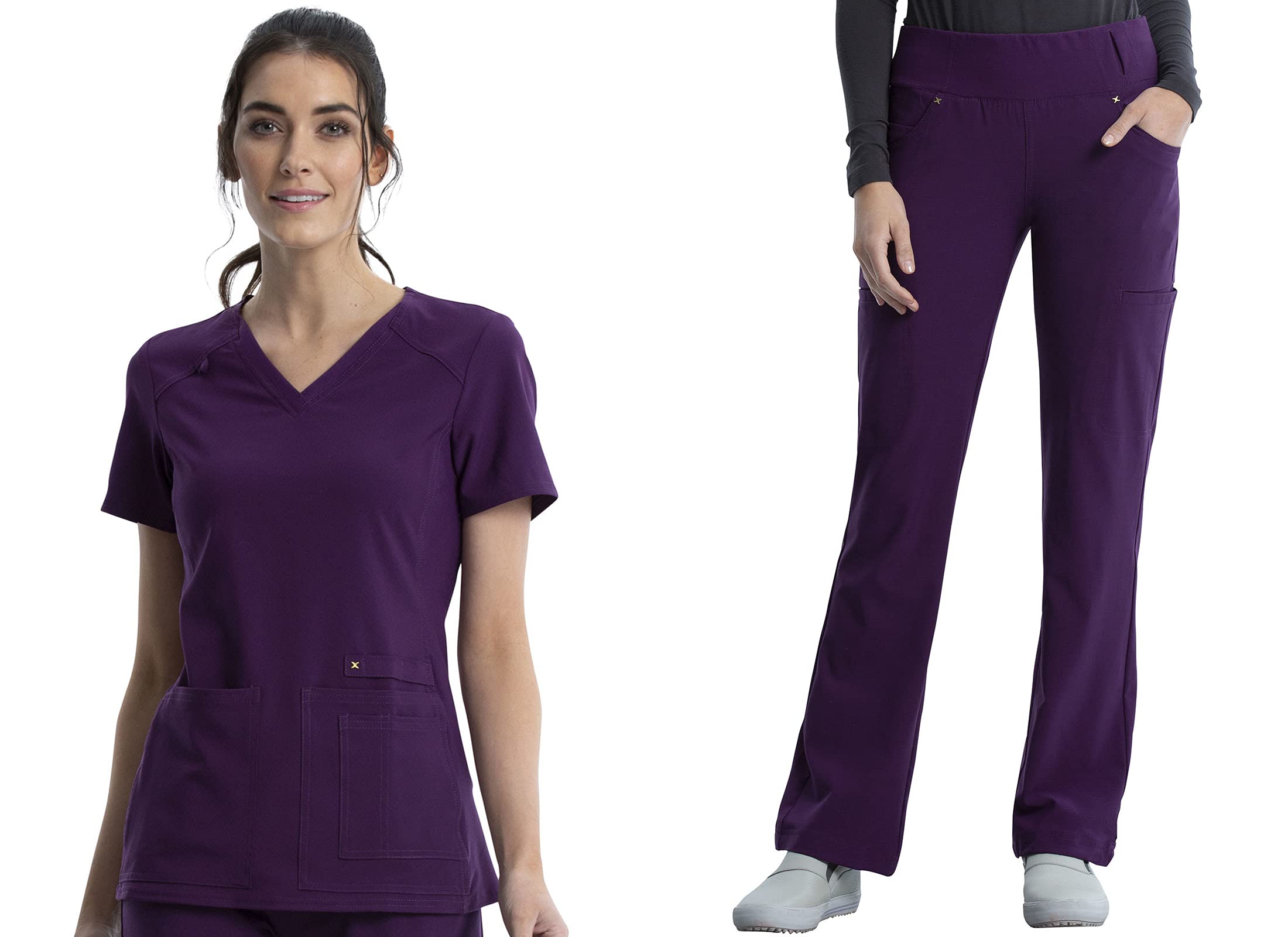 Cherokee iFlex Women's Medical Scrubs Set - Comfortable & Durable Nursing Uniform for Healthcare Professionals - Perfect for Hospitals, Clinics & Medical Workplaces