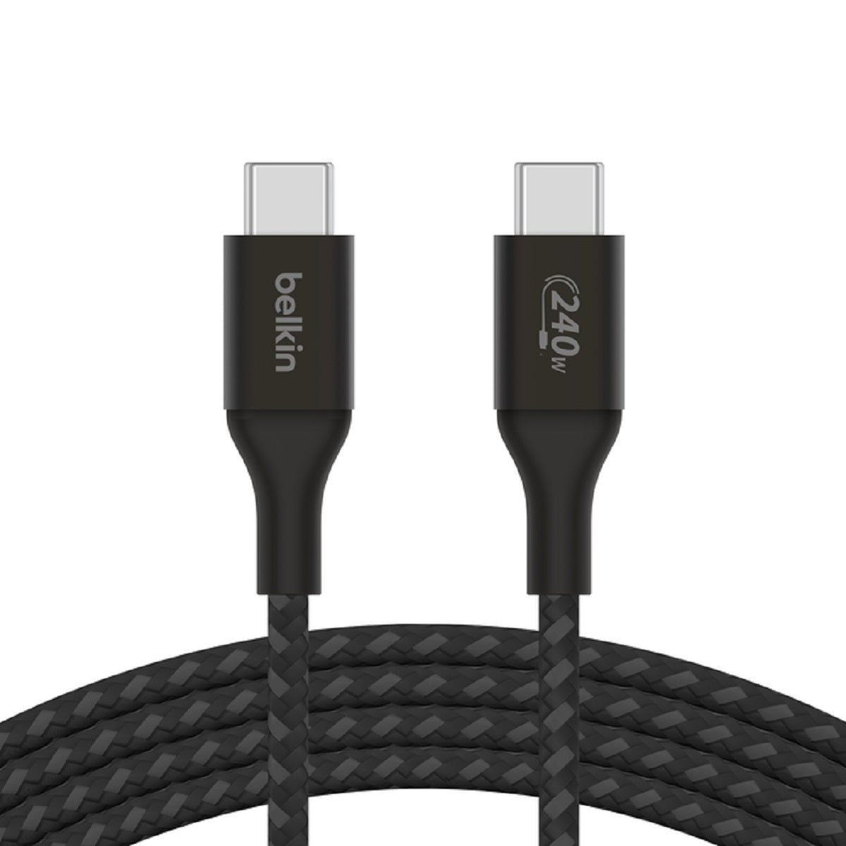 Belkin BoostCharge USB-C to USB-C Charging Cable 240W 1M (3.3ft) Fast Charging Cord for iPhone 15, MacBook, iPad, Samsung Galaxy - Perfect for Home, Office & Travel Accessories