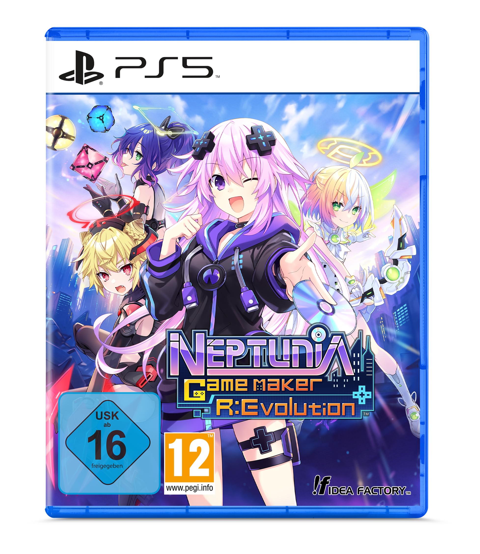 Neptunia Game Maker R:Evolution - Day One Edition for PS5 | JRPG Adventure Game | Perfect for Anime Fans & Gamers | Play at Home or Gaming Events