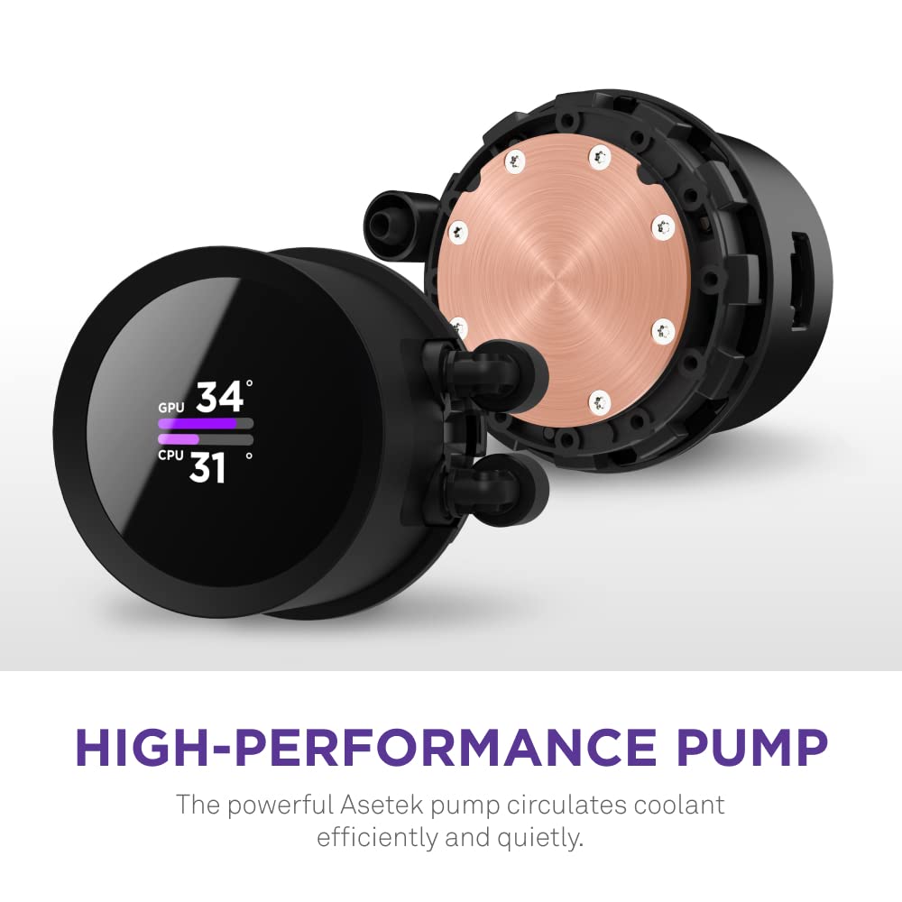 NZXT Kraken 360 RGB AIO Liquid CPU Cooler - 360mm Radiator with 1.54
