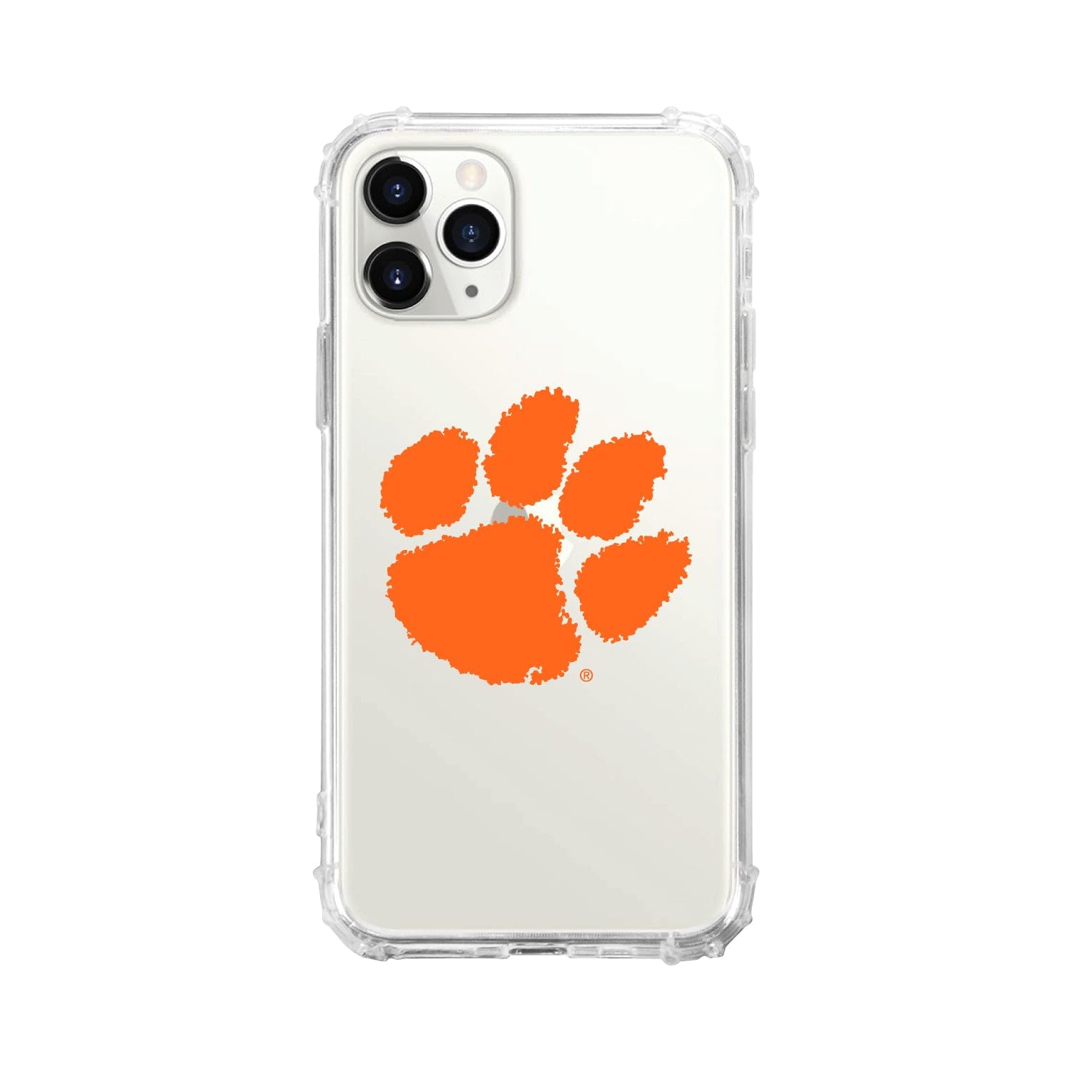 OTM Essentials Clemson University iPhone 13 Pro Max Case - Shockproof Tough Edge Protection - Classic White Design - Perfect for Students, Alumni & Game Day Fans