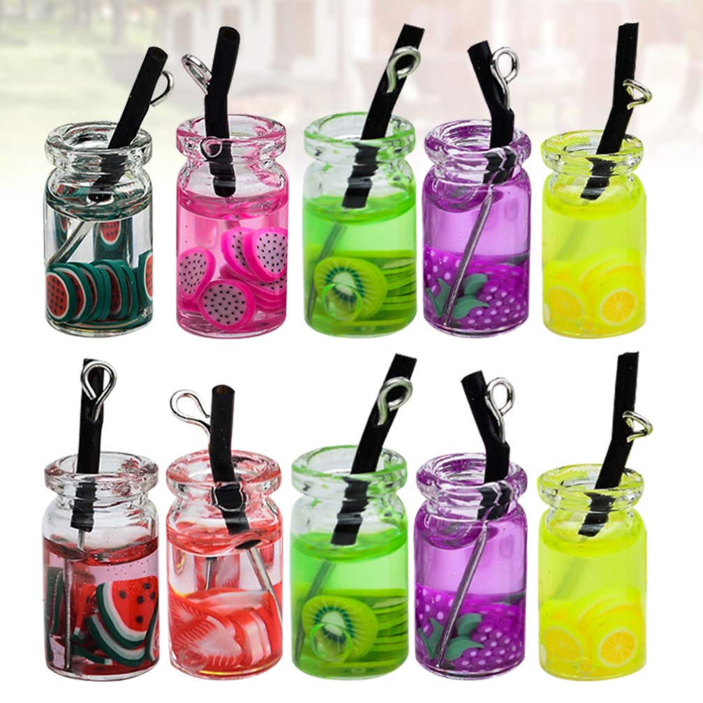 EXCEART Milk Tea Charms Pendant - Fun & Educational Jewelry for Kids to Boost Creativity & Learning | Perfect for Playtime, Dress-Up & Cognitive Development