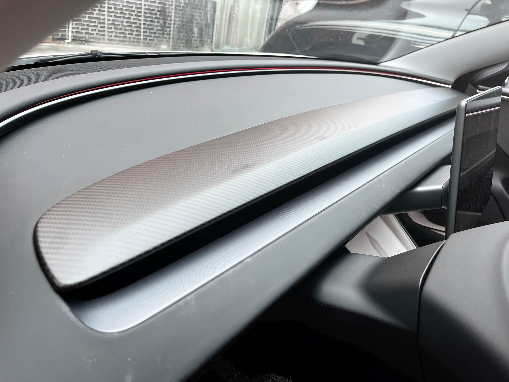 Premium Dry Carbon Fiber Dashboard Replacement for 2025+ Tesla Model Y Juniper – OEM Clip-On Design | Lightweight & Durable Interior Upgrade | Perfect for Car Enthusiasts & Luxury Vehicle Customization