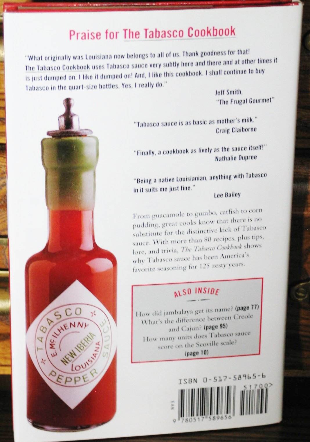 The Tabasco Cookbook: 125 Years of America's Favorite Pepper Sauce - Spicy Recipes for Grilling, Cooking & Entertaining