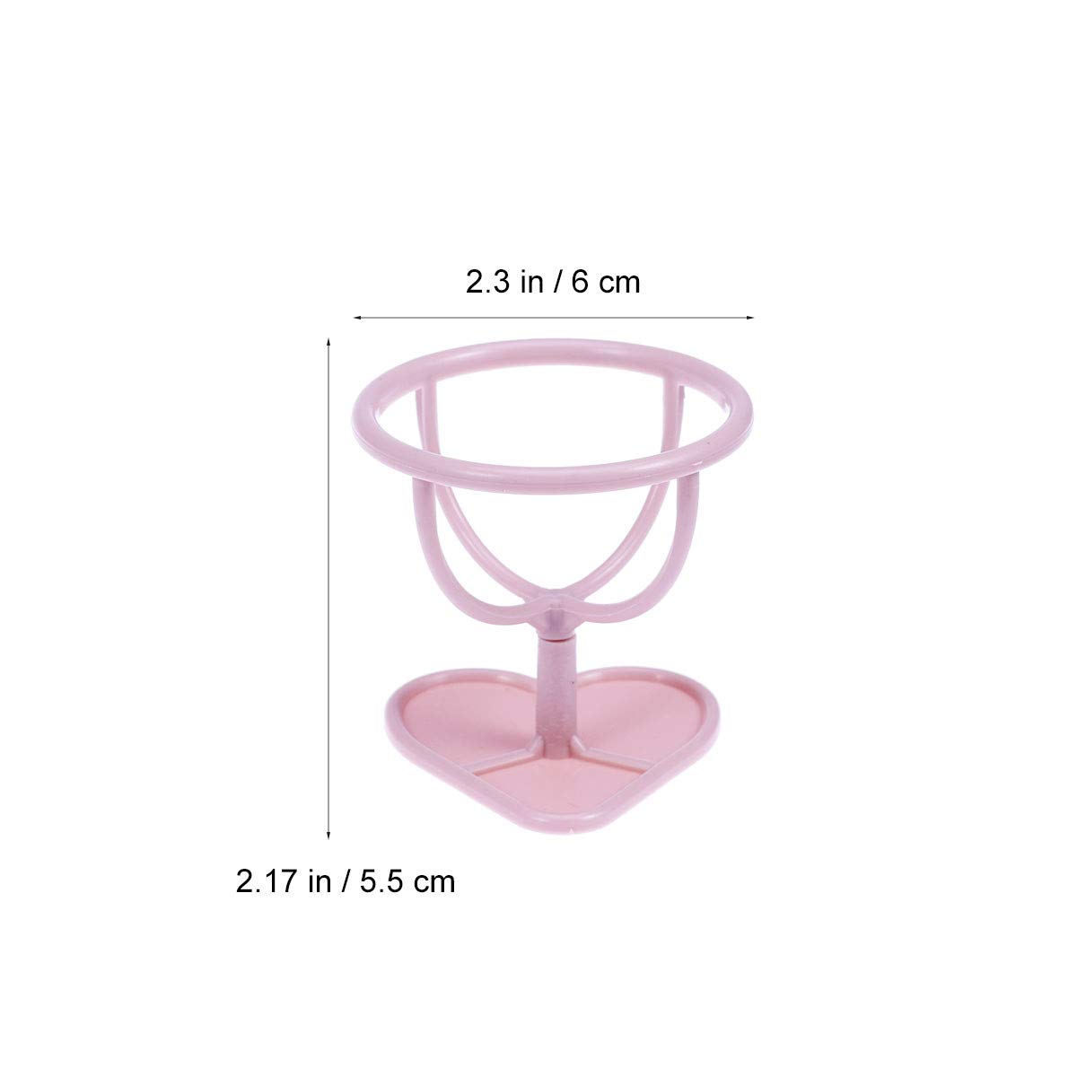 2 Pack Powder Puff Stand - Makeup Sponge Storage Holder & Display Rack for Beauty Blenders, Cosmetic Sponges, and Makeup Puff Support | Perfect for Vanity Organizers, Makeup Artists, and Home Beauty Stations