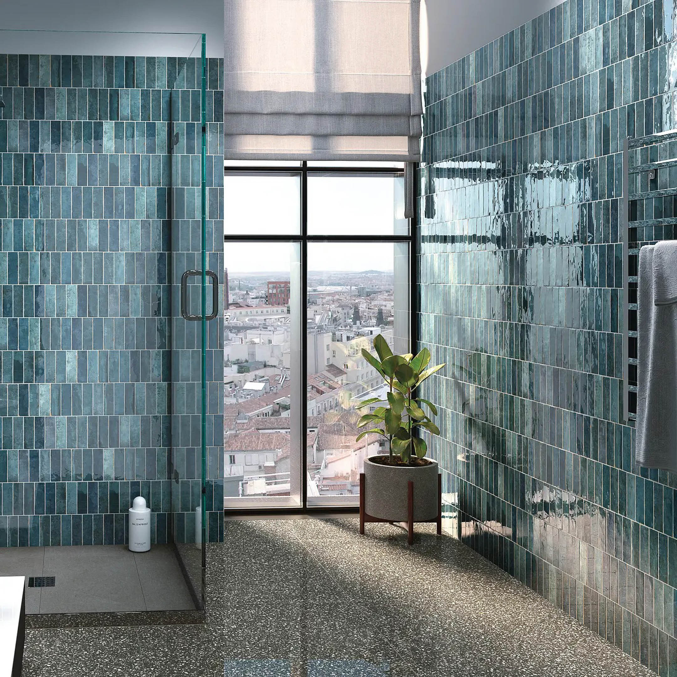 Premium Tennessee Zellige 2x6 Subway Wall Tile - Handmade Ceramic Backsplash Tile for Kitchen, Bathroom & Shower - Waterproof & Durable Glossy Finish