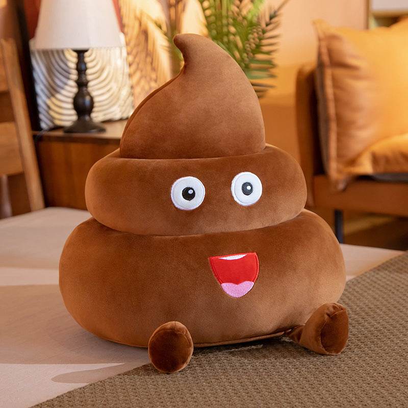 Cute Poop Plush Toy - Funny Kawaii Stuffed Animal for Gag Gifts, Stress Relief & Room Decor - Perfect for Prank Gifts, Office Desk Decor & Anime Lovers