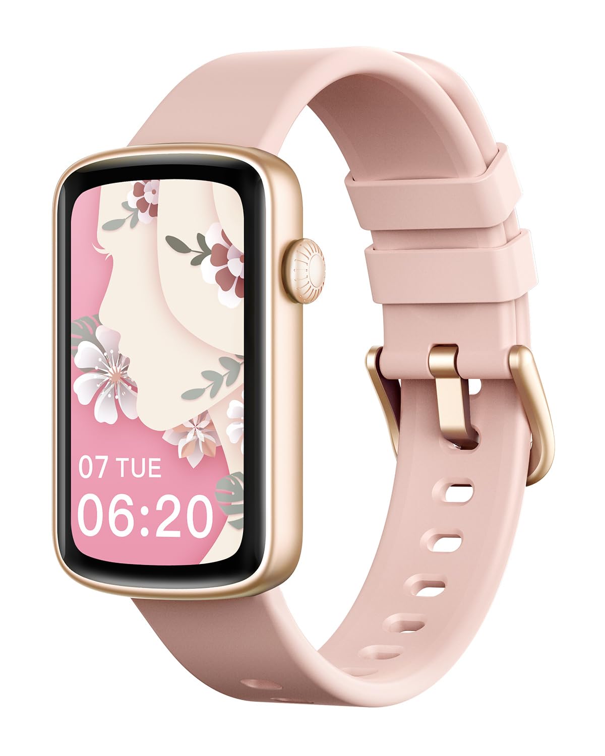 SHANG WING Smart Watch for Women - Fitness Tracker with Heart Rate Monitor, Blood Oxygen & Sleep Tracking, Pedometer, IP68 Waterproof, Compatible with Android & iOS - Perfect for Workouts, Running & Daily Activity Tracking