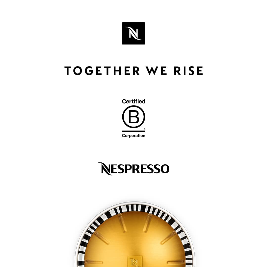 Nespresso OriginalLine Ristretto Intenso Dark Roast Coffee Capsules - 50 Count Pods for Espresso & Coffee Lovers - Perfect for Home, Office & Gifting
