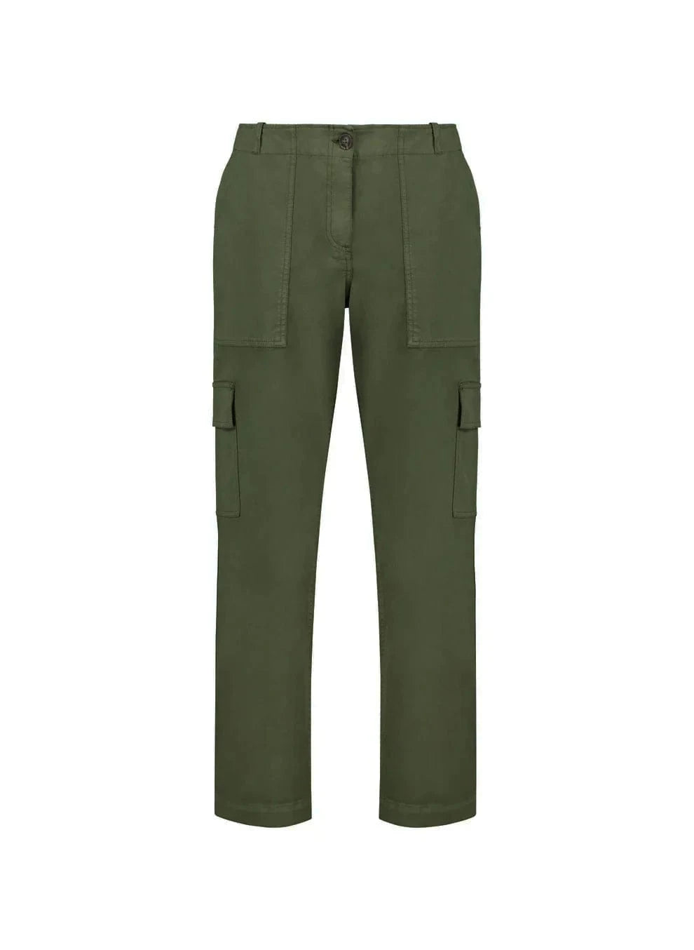 Edith Organic Cotton Cargo Pants for Women - Comfortable Khaki Casual Pants | Perfect for Hiking, Travel & Everyday Wear