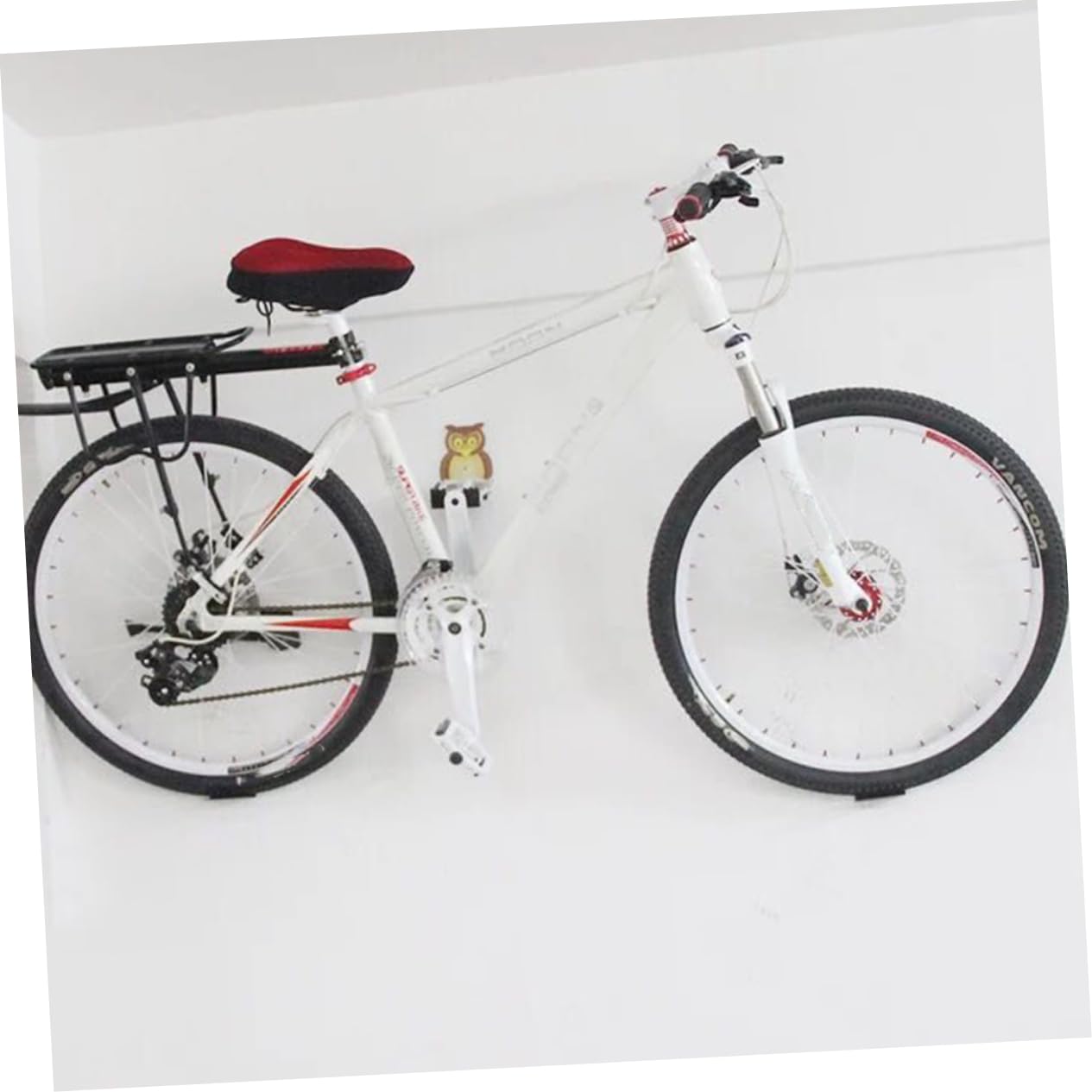 BESPORTBLE Owl-Shaped Bike Wall Hanger - Sturdy Aluminum Alloy, Foldable & Space-Saving Bike Storage Rack - Perfect for Garage, Apartment & Indoor Cycling Organization