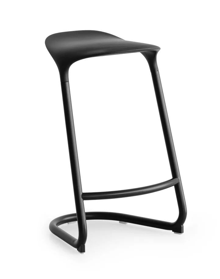 Lapalma Cross S451 Stool - Modern Bar Stool for Kitchen, Dining & Commercial Use - High-Quality Adjustable Height Stool for Home & Office