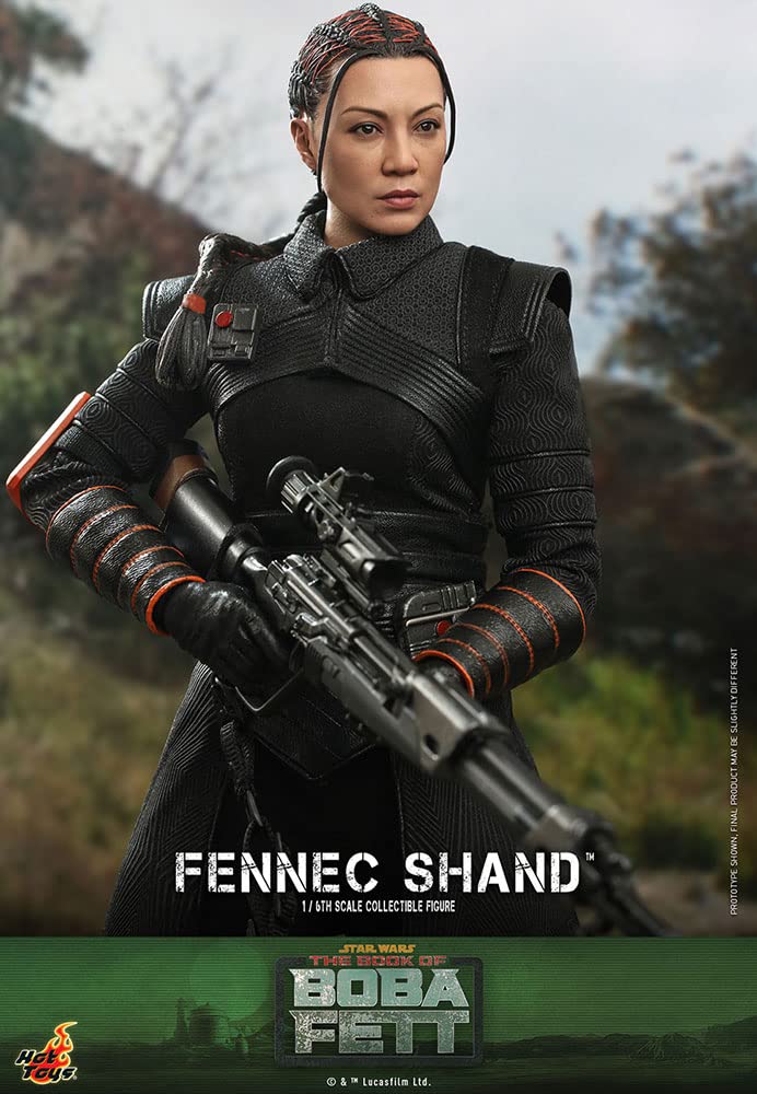 Hot Toys 1:6 Scale Fennec Shand Action Figure - The Book of Boba Fett Collectible Black Series | Perfect for Star Wars Fans, Display & Gift Giving