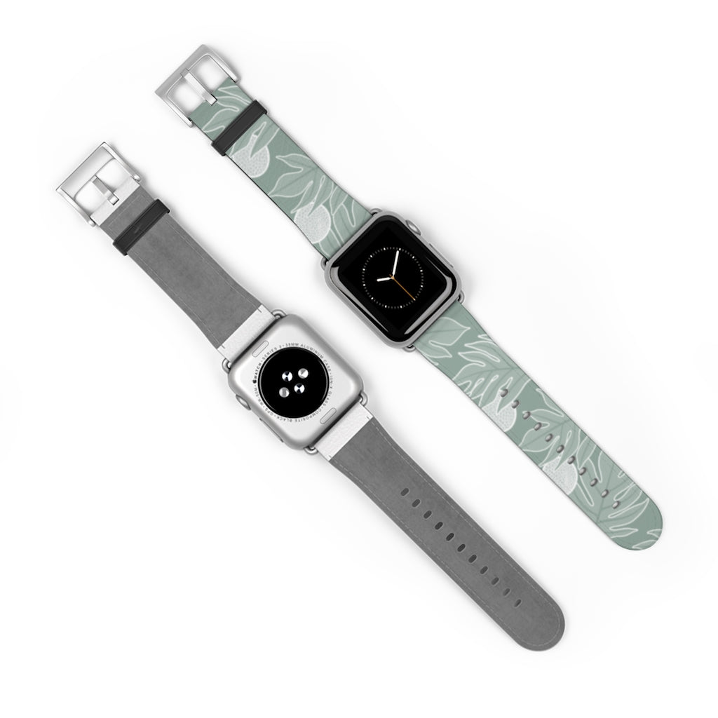 Premium Genuine Leather Ulu Apple Watch Band - Adjustable Strap for Apple Watch Series 9/8/7/6/SE/5/4/3 - Perfect for Workouts, Outdoor Adventures & Everyday Wear