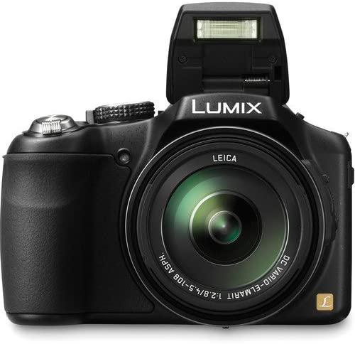 Panasonic Lumix DMC FZ200 12.1MP Digital Camera with CMOS Sensor & 24x Optical Zoom - Black | Perfect for Travel Photography, Wildlife Shots & Vlogging