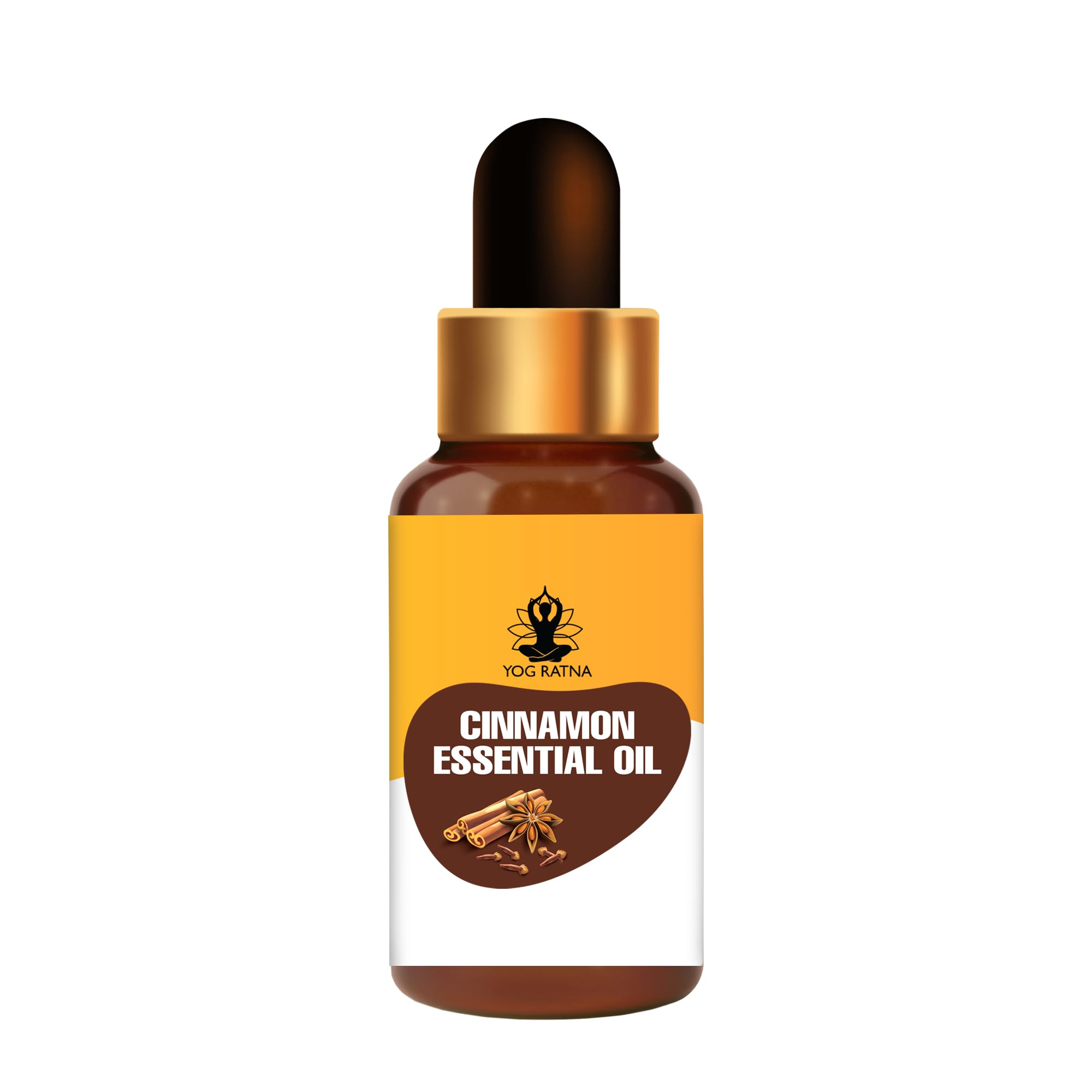100% Pure Natural Cinnamon Essential Oil for Skin & Hair Care, Home Aromatherapy Diffuser, Undiluted Therapeutic Grade (30ml) - Perfect for Relaxation, Massage & DIY Beauty Products