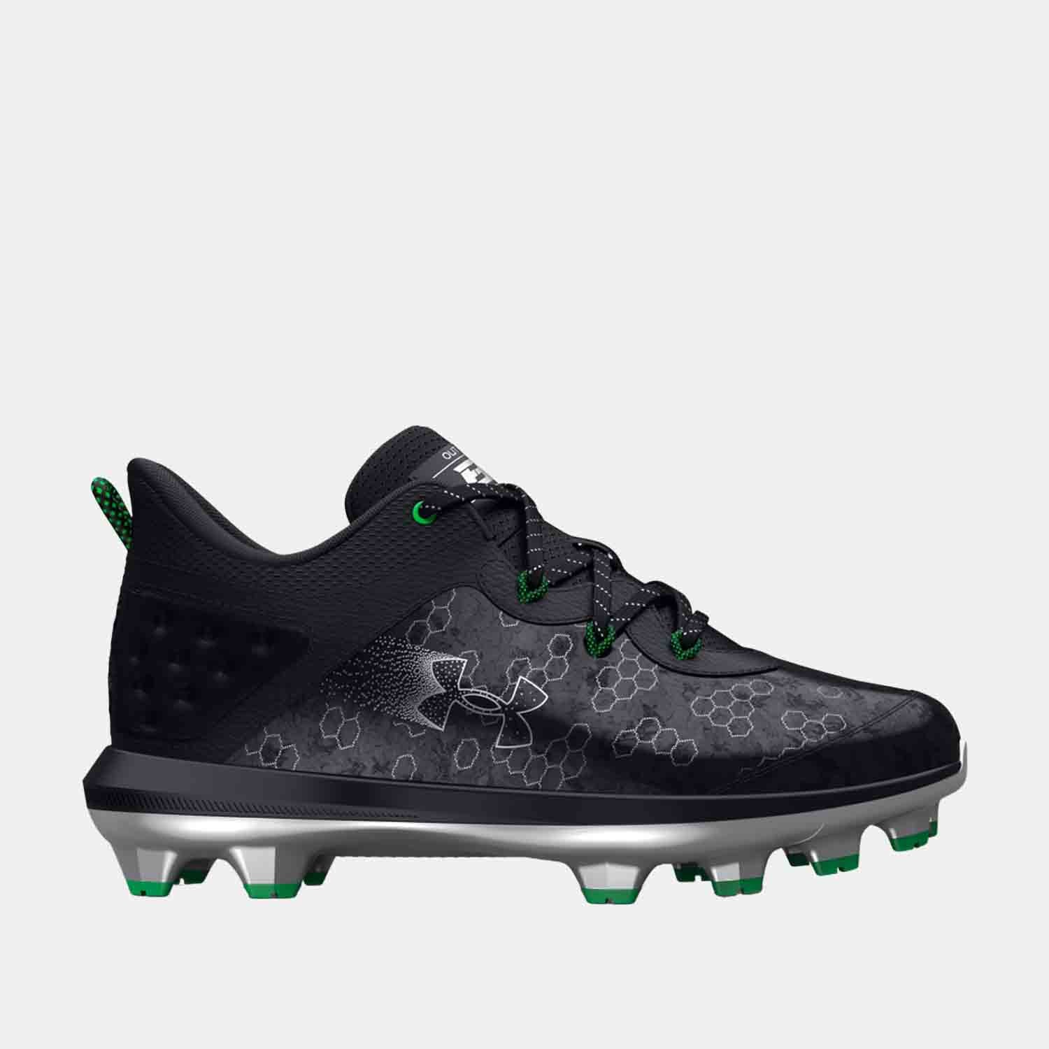 UA Harper 8 TPU Baseball Cleats for Kids - Lightweight & Durable Youth Baseball Shoes for Boys & Girls - Perfect for Little League Games & Field Training