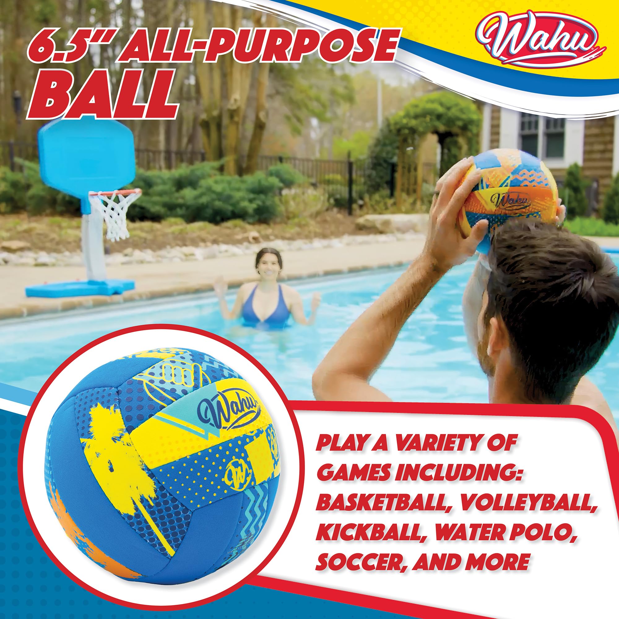 Wahu 100% Waterproof Mini Pool Ball - 6.5