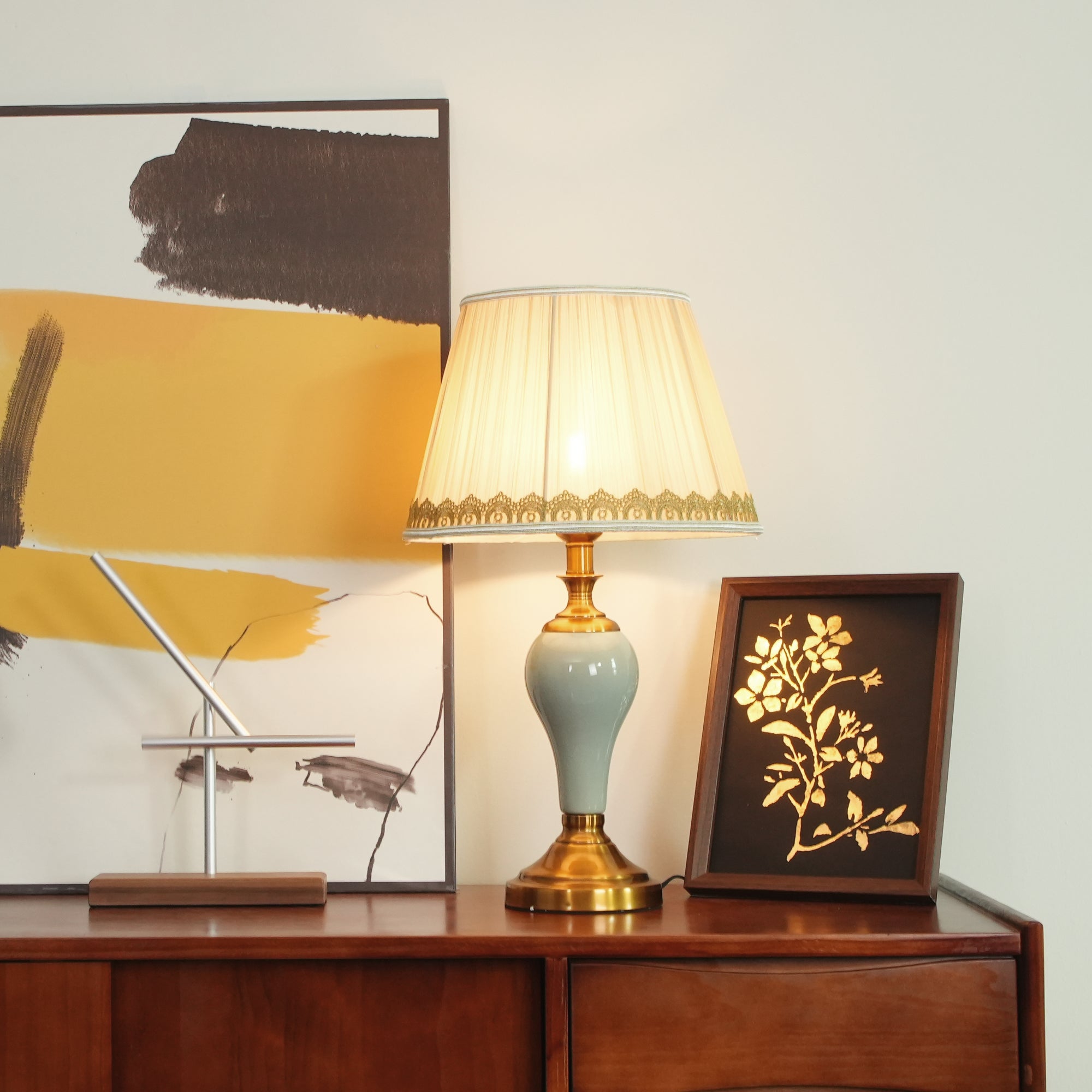 Modern LED Desk Lamp with Adjustable Brightness & Color Temperature - Perfect for Home Office, Study, and Reading