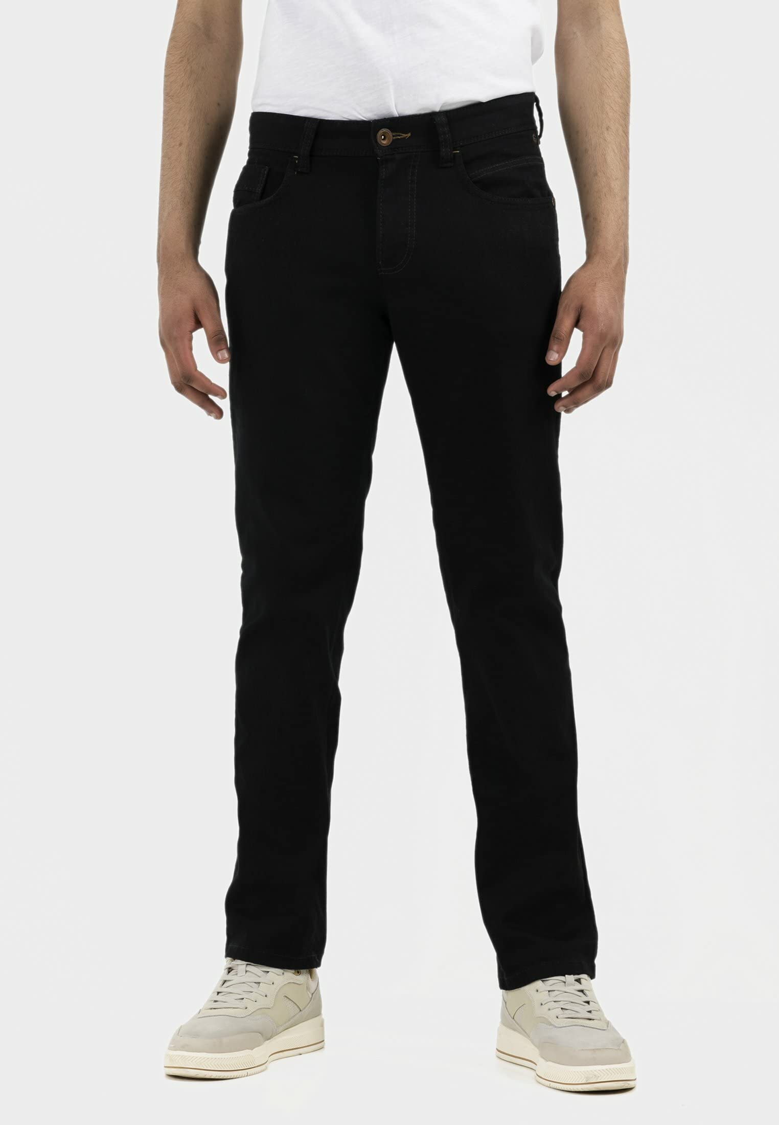 Camel Active Men's Straight Fit Denim Jeans - Classic Comfort for Casual Wear & Everyday Style