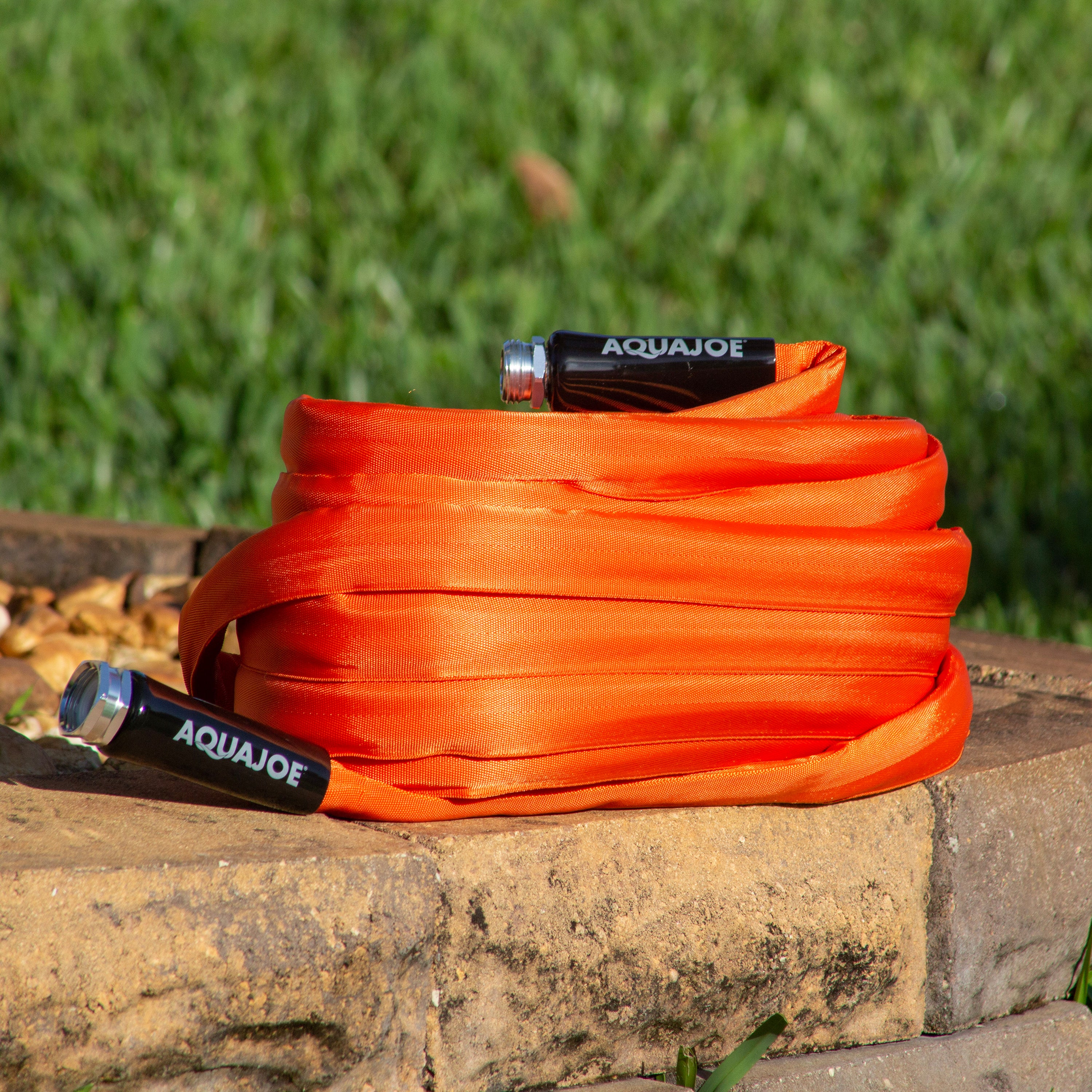 Aqua Joe Garden Watering Bundle - 75ft Heavy Duty Expandable Hose with Adjustable Watering Wand for Lawn, Plants & Outdoor Cleaning | Perfect for Gardening, Car Washing & Backyard Use
