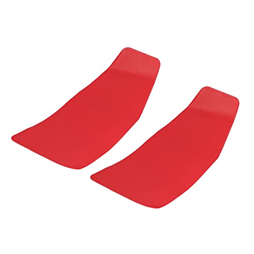 Flexible Fuel Drain Funnel 2-Pack - Universal Foldable Durable Oil Drain Tool for Machinery, Automotive & Equipment (Red) | Ideal for DIY Car Maintenance, Motorcycle Oil Changes & Industrial Machine Servicing