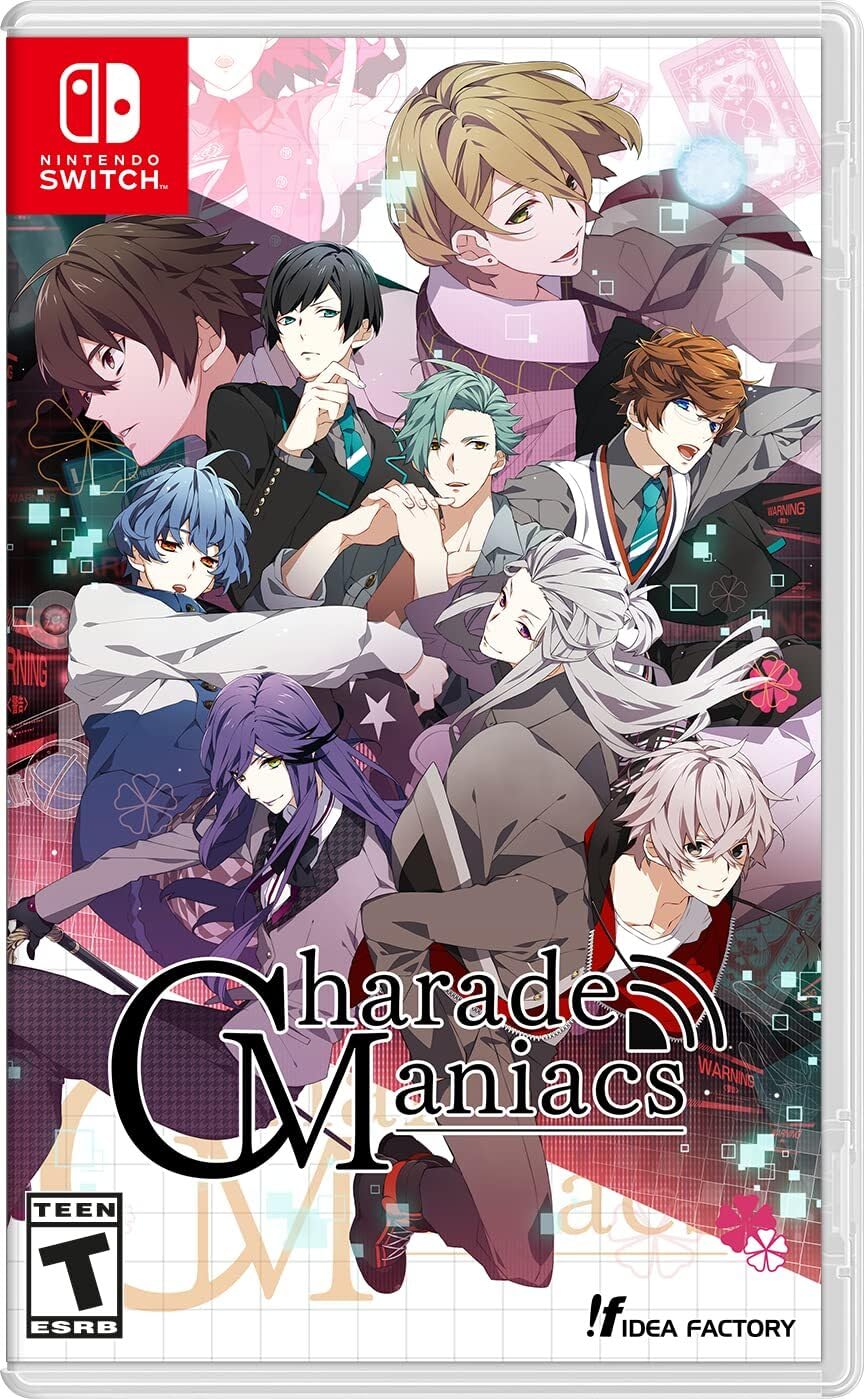 Charade Maniacs - Nintendo Switch Game | Mystery Visual Novel Adventure | Perfect for Anime Fans & Story Lovers