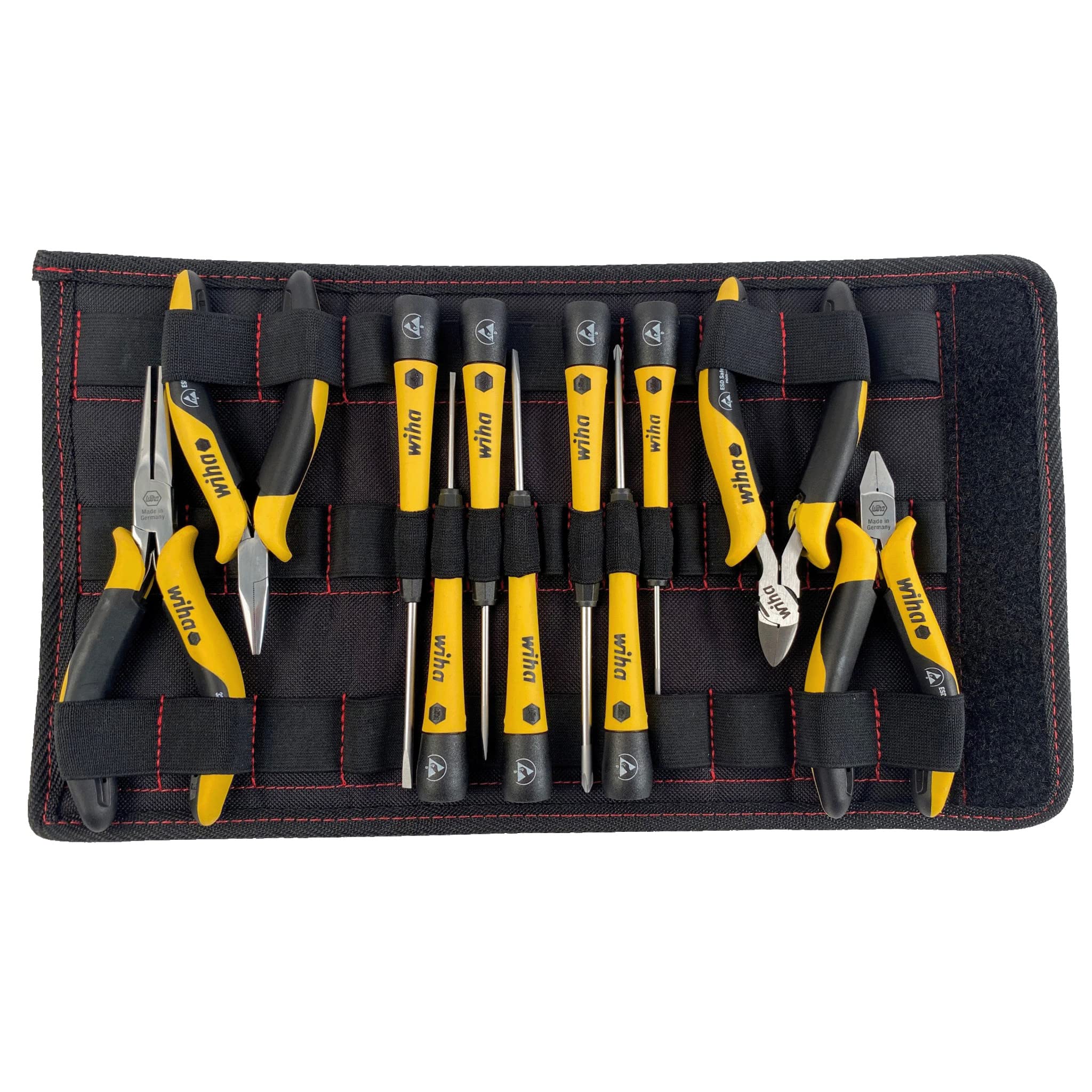 11-Piece Precision Screwdriver and Pliers Set with Pouch - Professional Tool Kit for Electronics Repair, Jewelry Making & DIY Projects