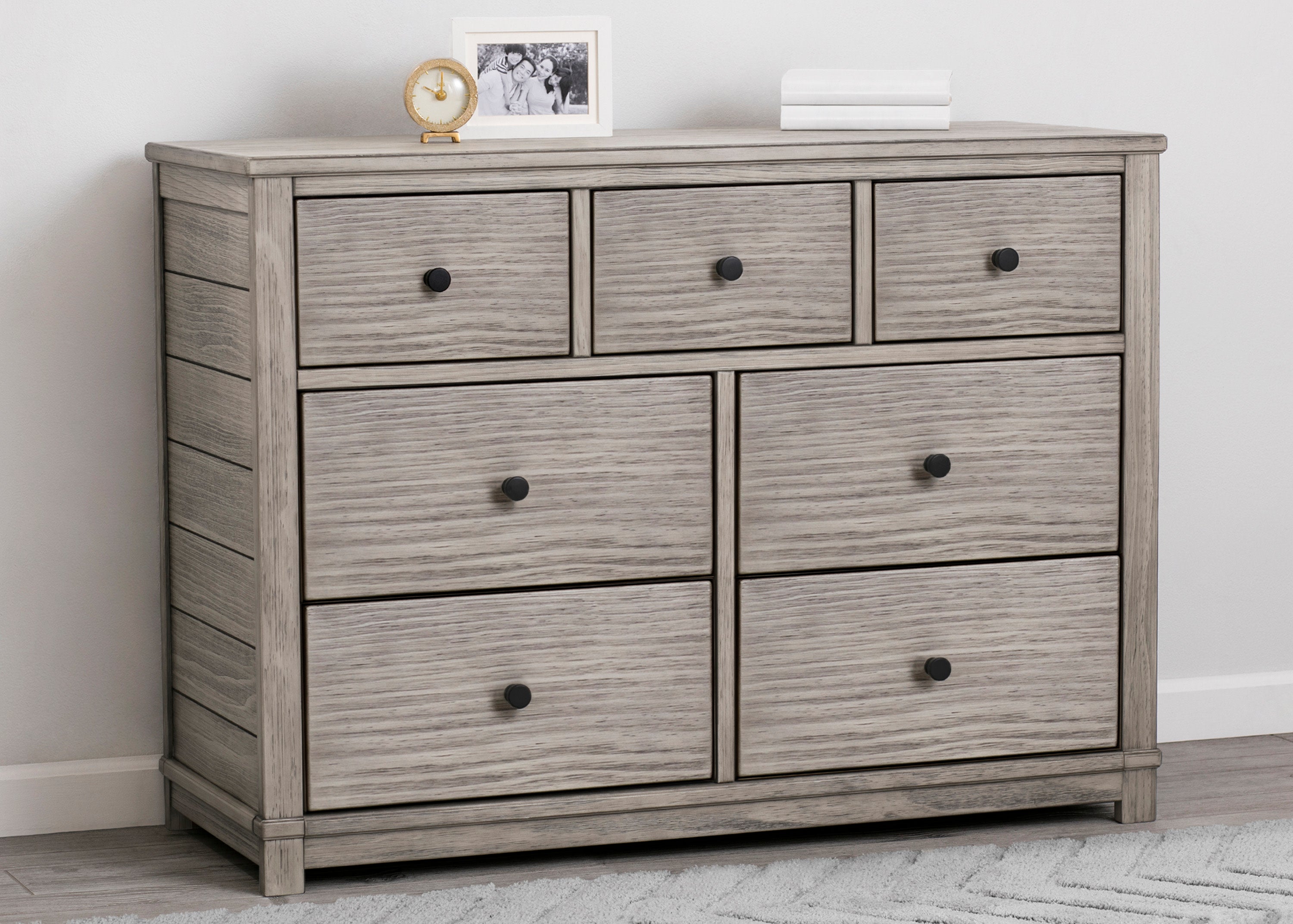 Monterey 7-Drawer Wooden Dresser with Interlocking Drawers - Perfect for Bedroom, Nursery & Closet Organization
