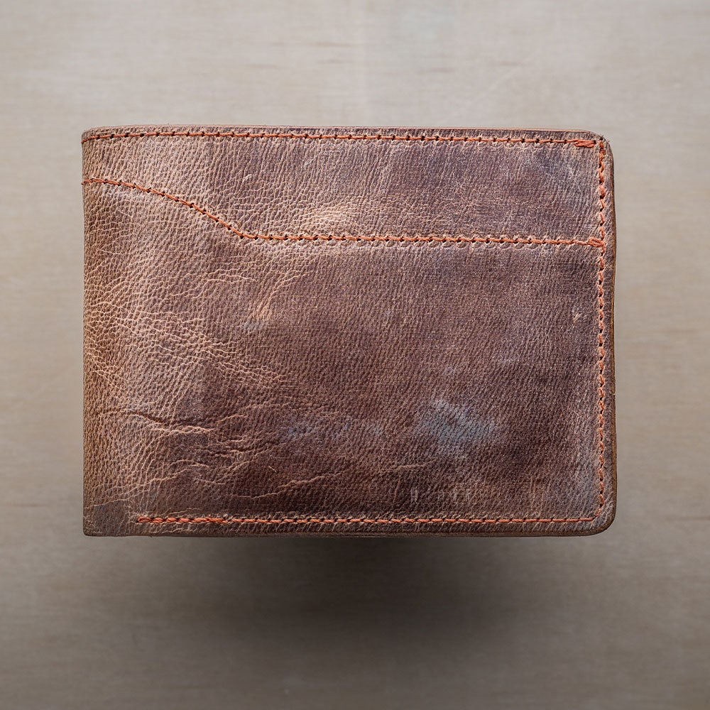 Hanks Belts Medium Bifold Wallet for Men - Genuine Leather RFID Blocking Slim Wallet - Perfect for Everyday Carry, Travel & Business Use
