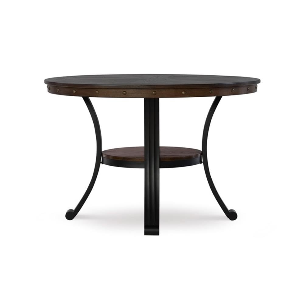 Powell Furniture Franklin Dining Table Set - 5-Piece Modern Wood Dining Room Table with Chairs for Family Gatherings & Dinner Parties