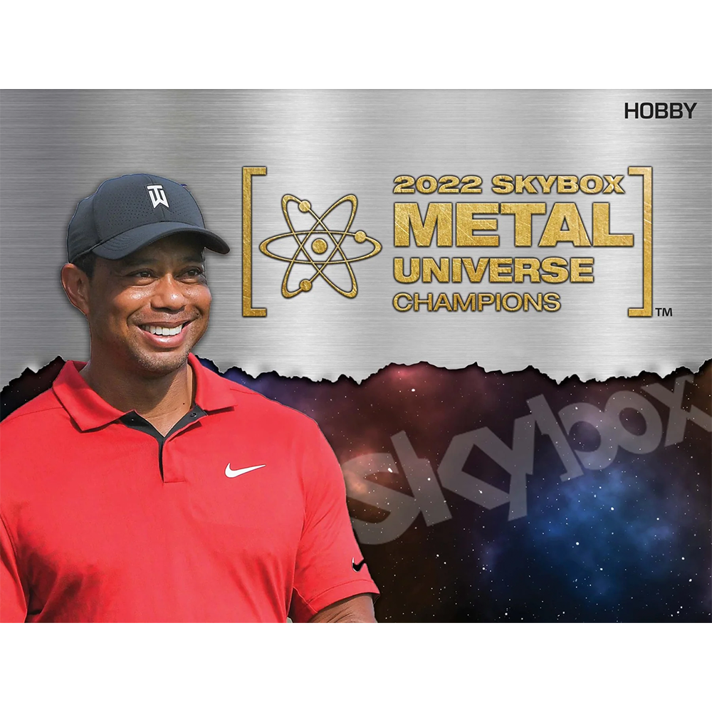 2022 Upper Deck SkyBox Metal Universe Champions Hobby Box - Premium Trading Cards for Collectors & Investors - Perfect for Sports Memorabilia Collections & Fantasy League Fans