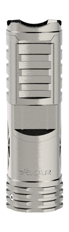 Xikar Tactical 1 Single Jet Cigar Lighter - Gunmetal Finish | Windproof Butane Torch for Cigars & Outdoor Use | Perfect for Smoking, Camping & Gifts