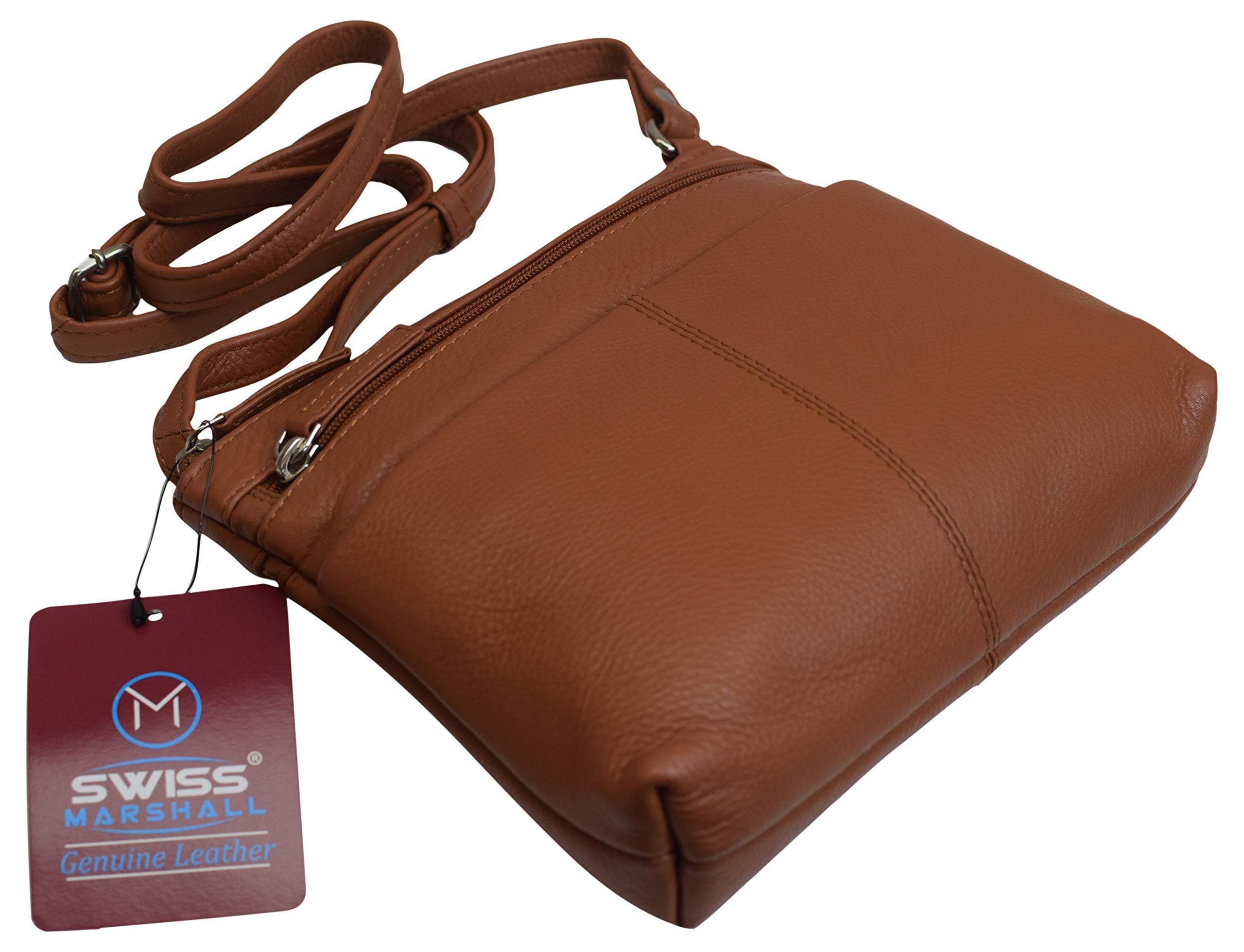 Premium Women's Leather Crossbody Shoulder Bag - Luxury Handbag Purse for Ladies - Perfect for Work, Travel & Everyday Use