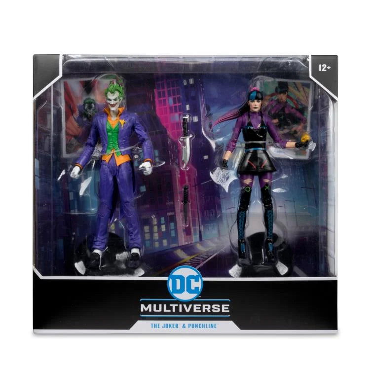 The Joker & Punchline Action Figure 2-Pack – DC Multiverse by McFarlane Toys – Perfect for Collectors, DC Fans & Comic Book Displays
