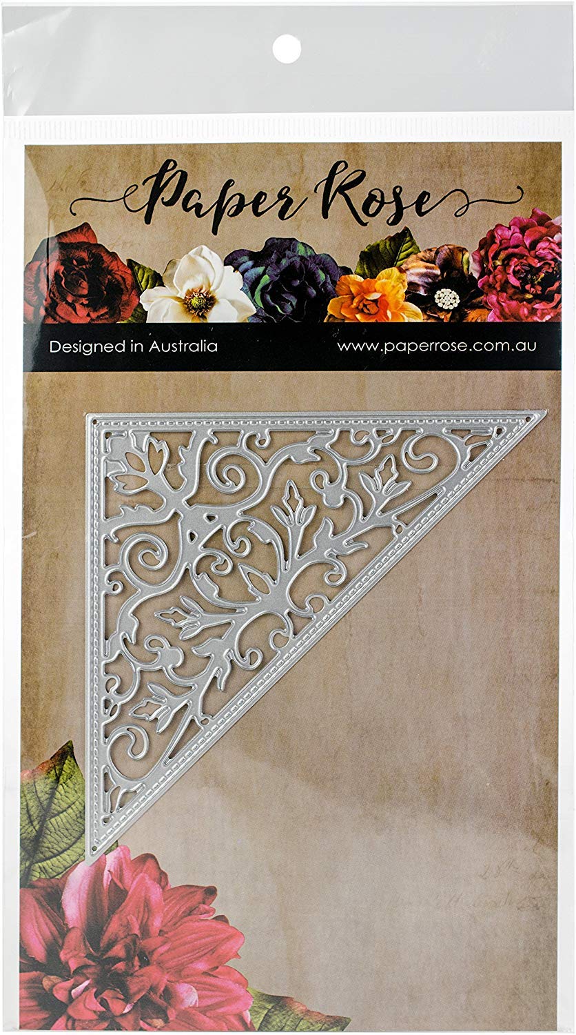 Victorian Style Multicolor Paper Rose Corner Die-Cuts for Scrapbooking, Card Making & Home Decor